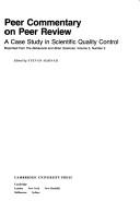 Cover of: Peer commentaryon peer review: a case study in scientific quality control