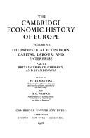 Cover of: The industrial economies: capital, labour, and enterprise