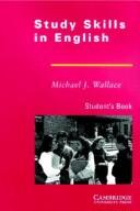 Cover of: Study Skills in English Tutor's book by Michael J. Wallace