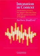 Cover of: Intonation in Context Audio cassette: Intonation Practice for Upper-intermediate and Advanced Learners of English