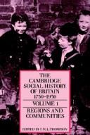 Cover of: The Cambridge Social History of Britain, 17501950