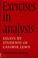 Cover of: Exercises in analysis
