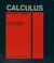 Cover of: Calculus