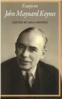 Cover of: Essays on John Maynard Keynes by Milo Keynes