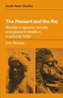 Cover of: The Peasant and the Raj by Eric Stokes