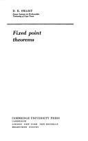 Cover of: Fixed Point Theorems (Cambridge Tracts in Mathematics)