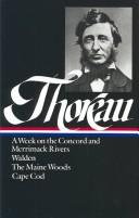 Cover of: A Week on the Concord and Merrimack Rivers (The Library of America) by Henry David Thoreau