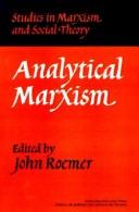 Cover of: Analytical Marxism