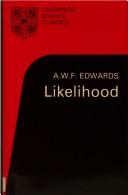 Cover of: Likelihood (Science Classics) by A. W. F. Edwards