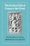 Cover of: The Earliest Life of Gregory the Great