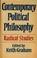 Cover of: Contemporary Political Philosophy