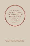 Cover of: Malthus: Essay Prin Population v1