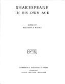 Cover of: Shakespeare in His Own Age by Nicoll