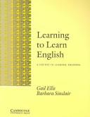 Learning to learn English by Gail Ellis, Barbara Sinclair