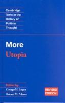 Cover of: More: Utopia (Cambridge Texts in the History of Political Thought)
