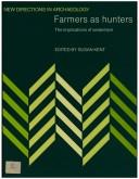 Cover of: Farmers as hunters: the implications ofsedentism