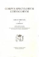 Cover of: Corpus speculorum Etruscorum.