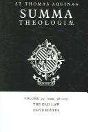 Cover of: Summa Theologiae by Thomas Aquinas