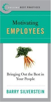 Cover of: Best Practices: Motivating Employees by Barry Silverstein