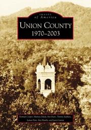 Union County, 1970-2003 by Norman Cooper, Ron Byers, Larry Garrett