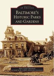 Cover of: Baltimore's historic parks and gardens