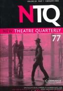 Cover of: New Theatre Quarterly 77 (New Theatre Quarterly) by 