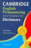 Cover of: Cambridge English pronouncing dictionary.