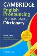 Cover of: Cambridge English pronouncing dictionary. by 