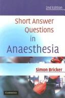 Cover of: Short Answer Questions in Anaesthesia