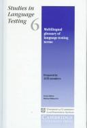 Multilingual glossary of language testing terms by ALTE members, University of Cambridge Local Examinations Syndicate