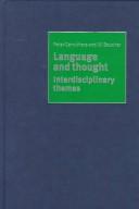 Cover of: Language and Thought: Interdisciplinary Themes