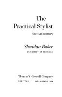 Cover of: The Practical Stylist - Second Edition (WRITING, REFERENCE)
