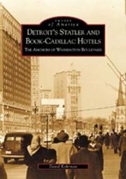 Cover of: Detroit's  Statler  and  Book-Cadillac  Hotels by David  Kohrman