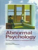 Cover of: Abnormal psychology by Richard P. Halgin, Richard P. Halgin