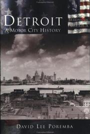 Cover of: Detroit by David Lee Poremba