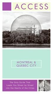 Cover of: Access Montreal & Quebec City 5e (Access Montreal and Quebec City)