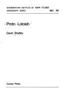 Cover of: Proto-Loloish by Bradley, David
