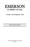 Cover of: Emerson As Priest of Pan by Erik Ingvar Thurin