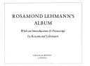 Cover of: Rosamond Lehmann's album by with an introduction & postscript by Rosamond Lehmann.