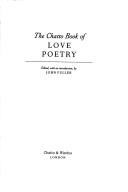 Cover of: The Chatto book of love poetry
