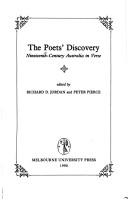 Cover of: The Poets' discovery by edited by Richard D. Jordan and Peter Pierce.