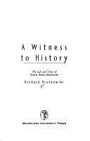 Cover of: A WITNESS TO HISTORY