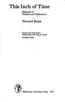 Cover of: This Inch of Time by Howard Beale