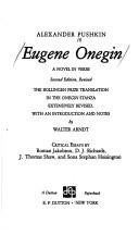 Cover of: Eugene Onegin by Aleksandr Sergeyevich Pushkin, Arendt