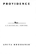 Cover of: Providence by Anita Brookner