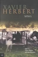Cover of: Xavier Herbert Letters