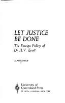 Let justice be done by Alan Renouf