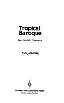 Cover of: Tropical Baroque by Nick Joaquin