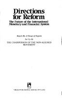 Cover of: Directions for Reform: The Future of the International Monetary and Financial System