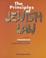 Cover of: Principles Of Jewish Law